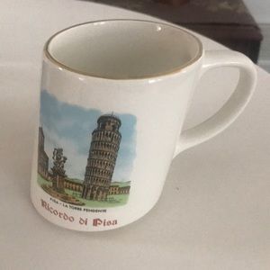 used, vintage,great condition, Ricardo do Pisa, slanted coffee cup